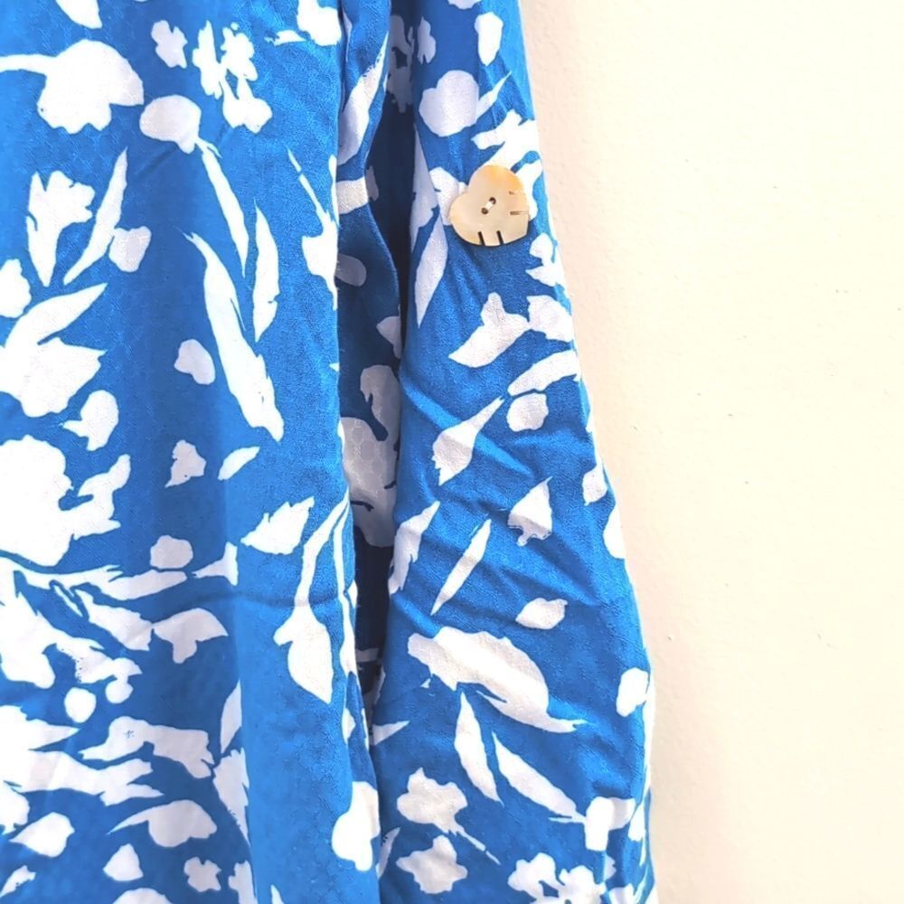 WALKER & WADE Day Tripper Tunic Dress in Cornflower Blue Sz Small - Picture 11 of 11